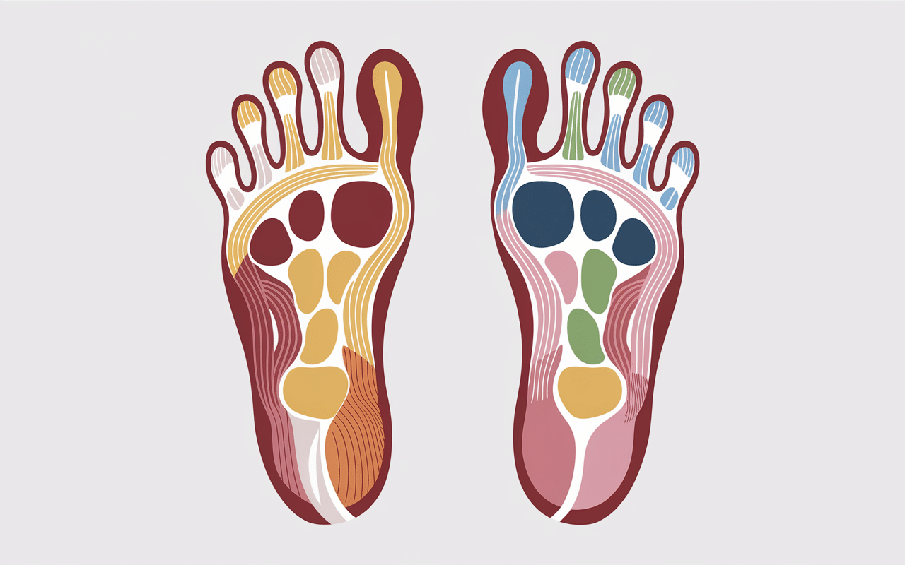 Diagramme causes douleur pied externe