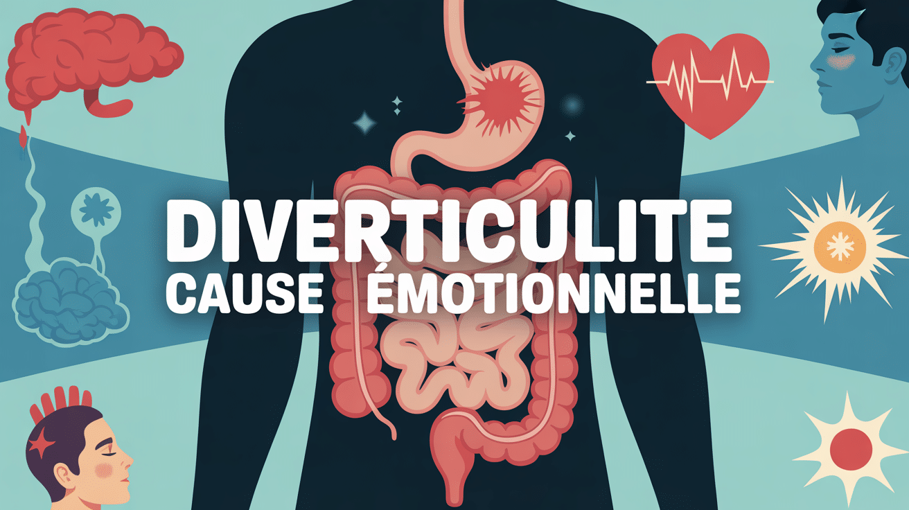 Illustration diverticulite et émotions