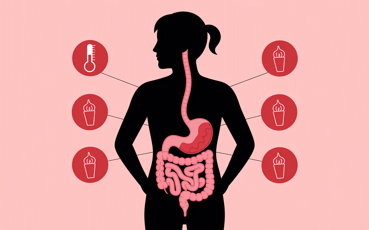 Schéma symptômes diverticulite