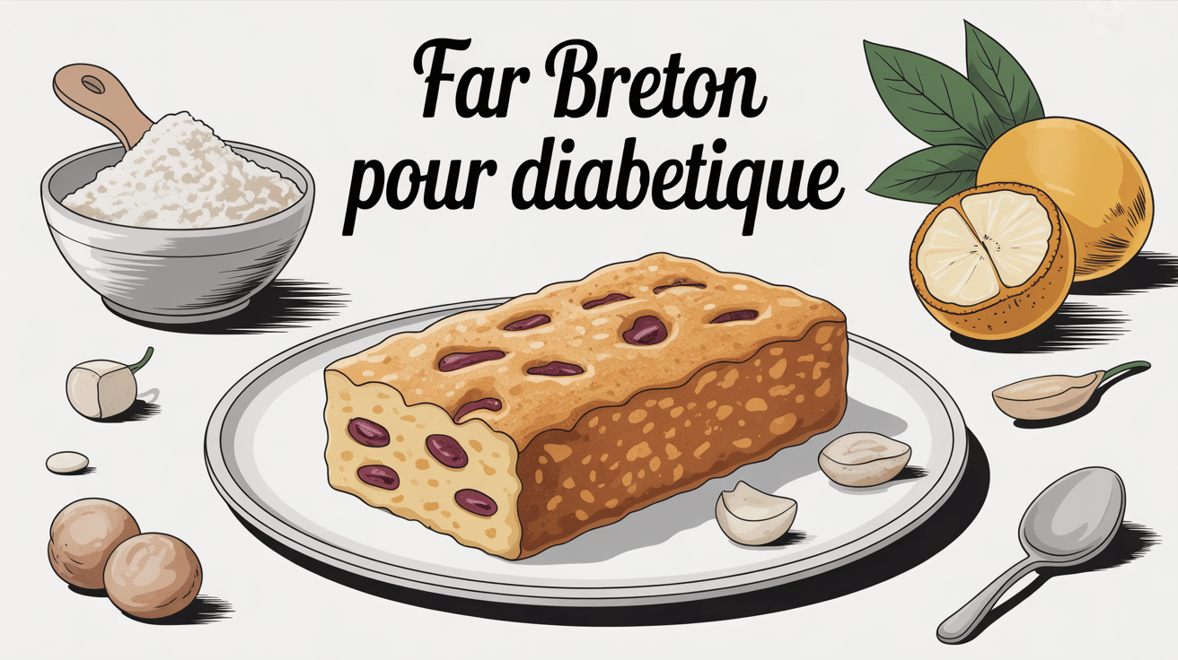 Far Breton pour diabétique avec ingrédients sains