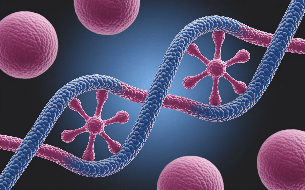 ADN hélice chromosome division embryonnaire
