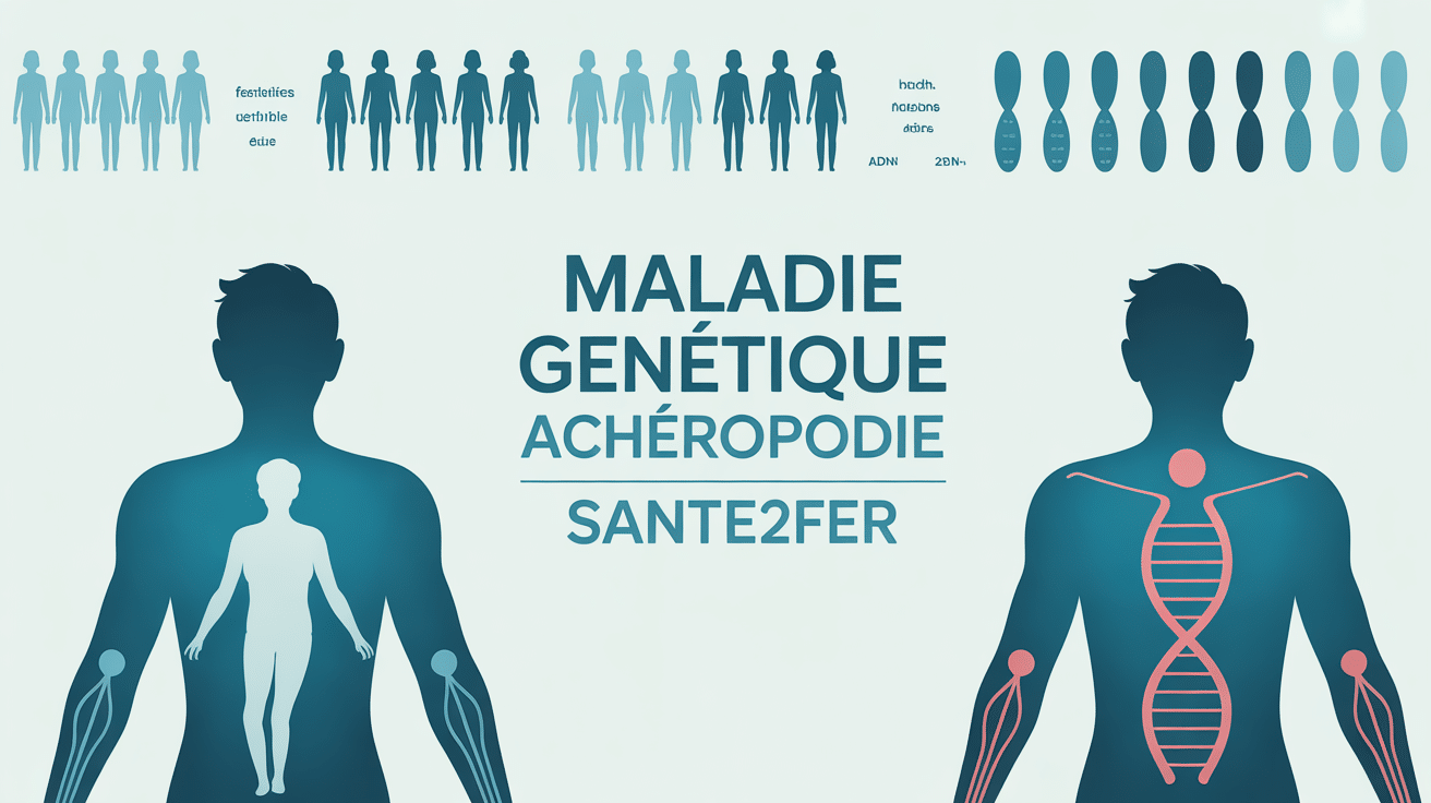 Illustration acheiropodie personnes et ADN