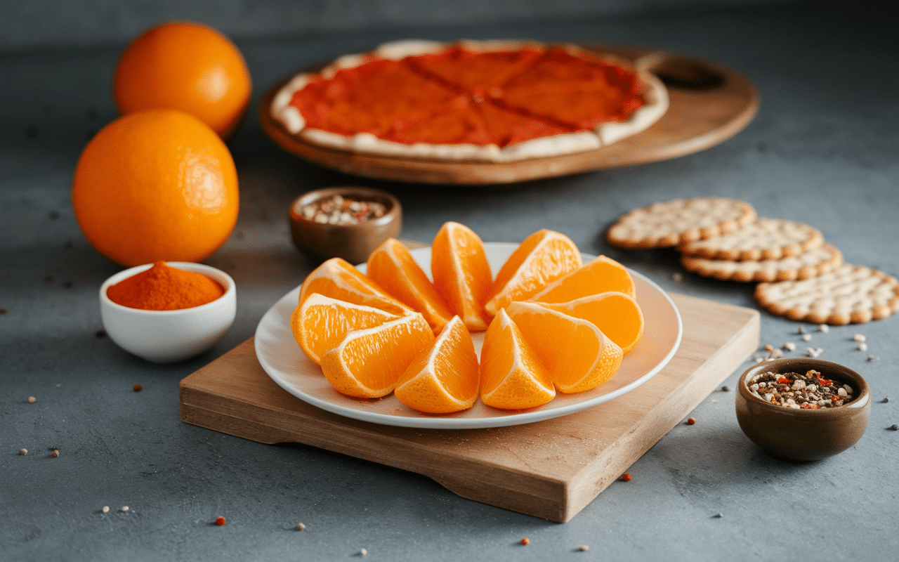 Cuisine moderne avec courge et pizza alternative