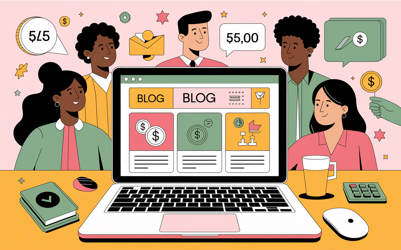 Consultation d'un blog financier avec 55000 lecteurs