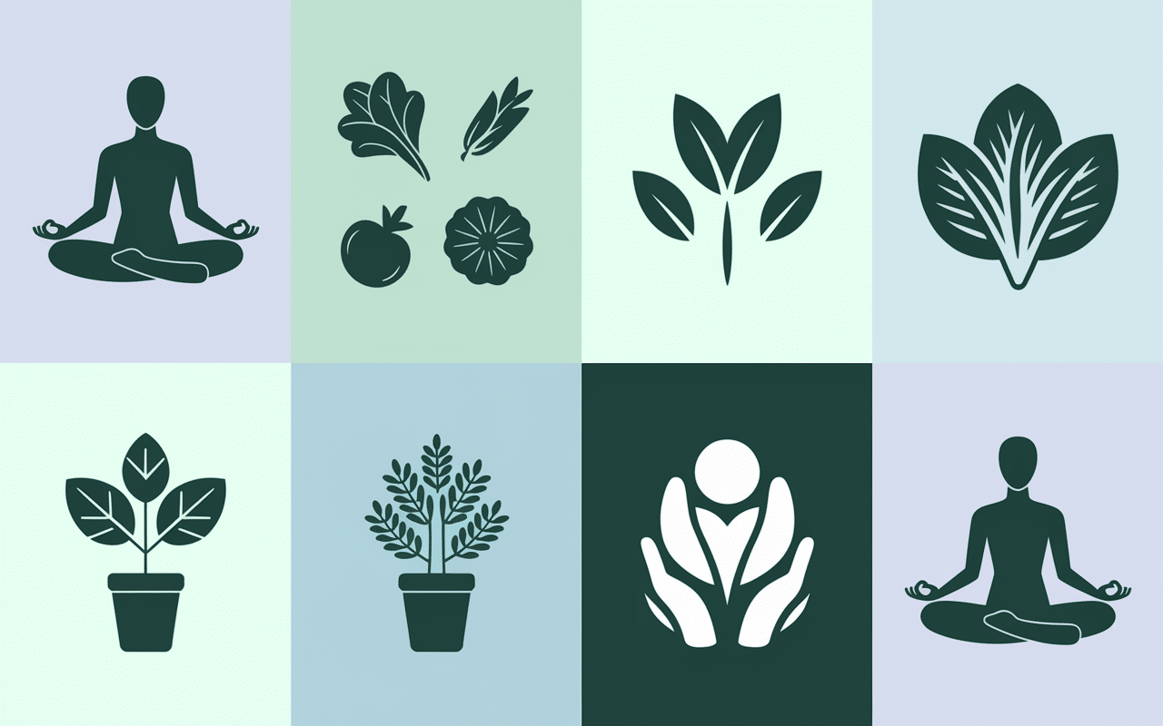 Icônes des services bien-être naturels