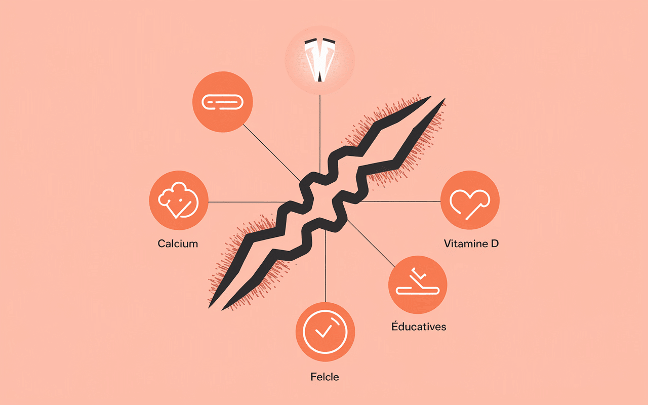 Coupe dent qui se casse carence email fissure nutriments