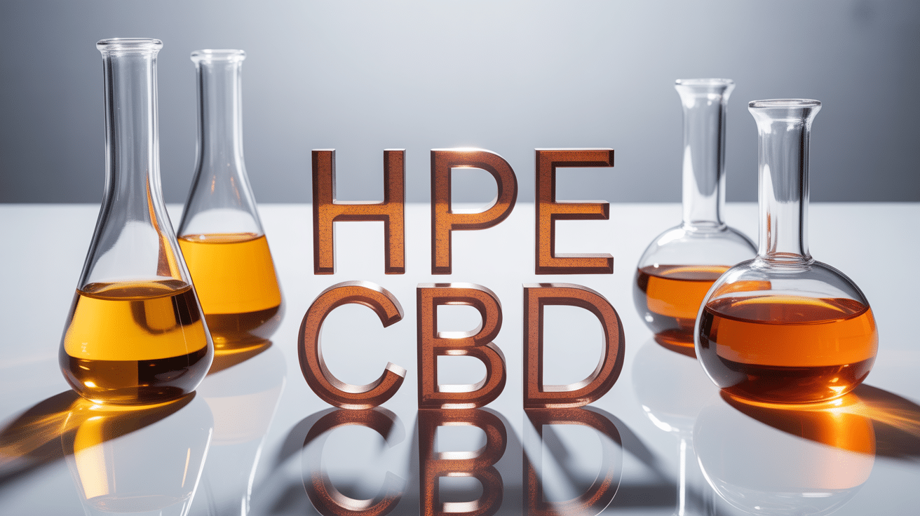 hpe cbd fioles laboratoire haute pureté