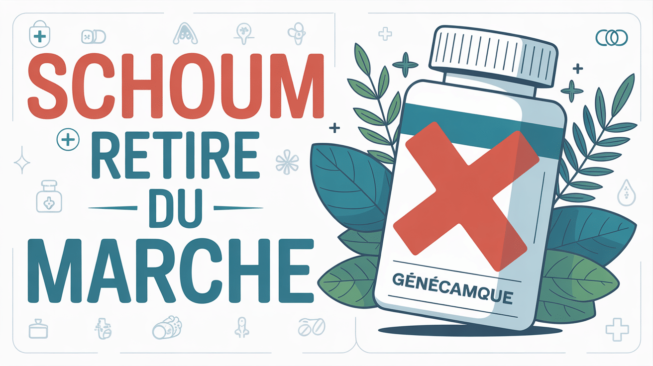 schoum retiré du marché pourquoi boîte médicament illustration