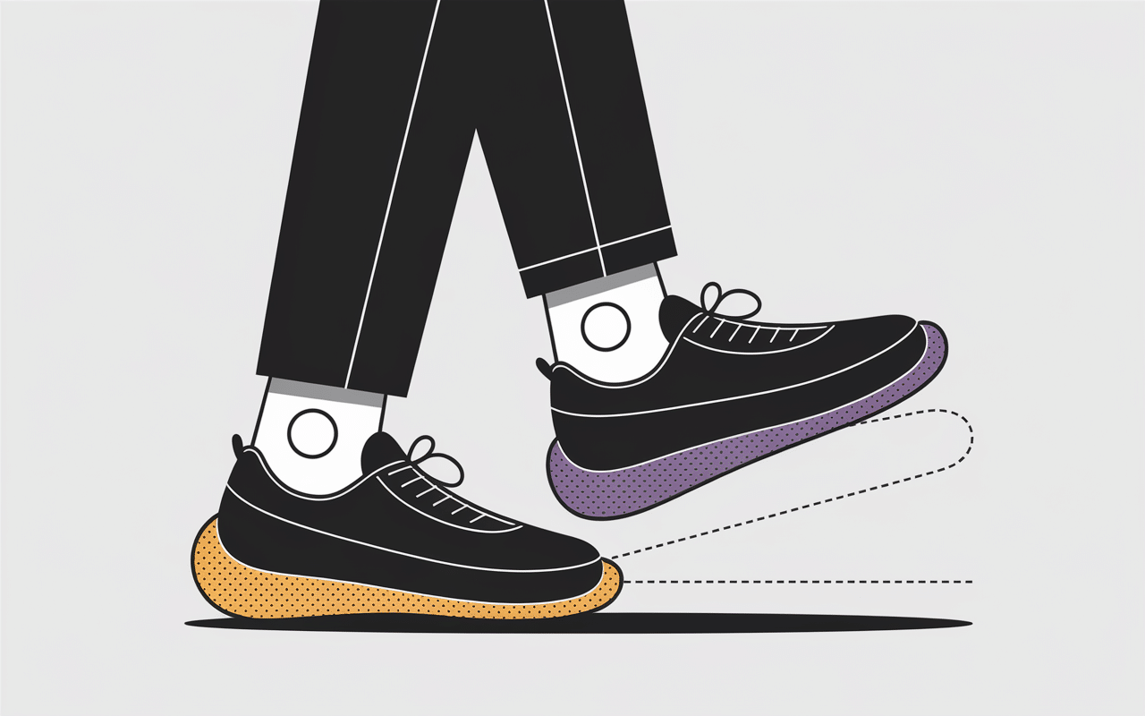 Coupe technique semelles orthopédiques douleurs musculaires