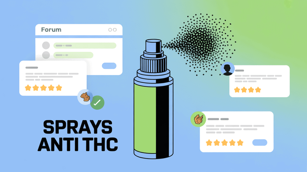 Spray anti thc avis forum illustration avec commentaires et étoiles