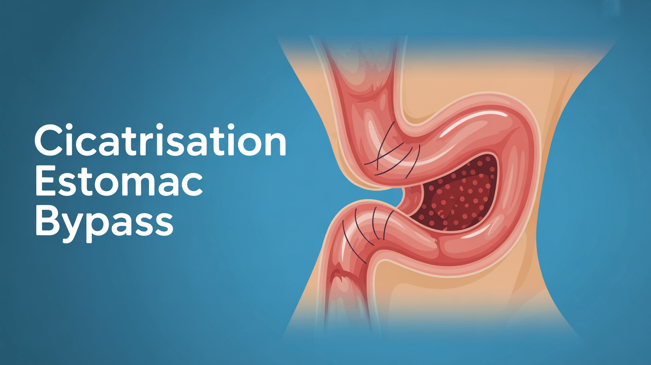 Temps de cicatrisation estomac après bypass, illustration sutures