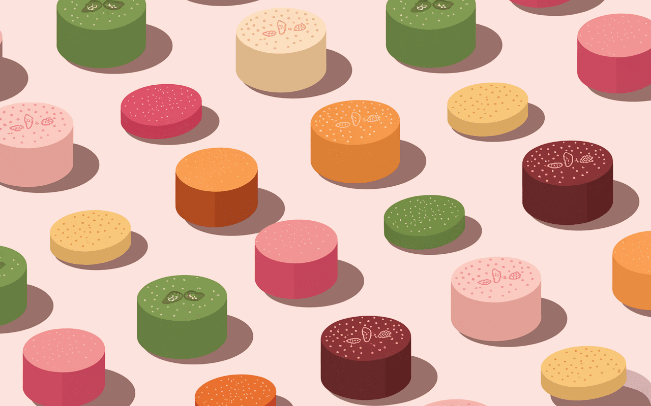 Différents bonbons thc avec dosage et ingrédients