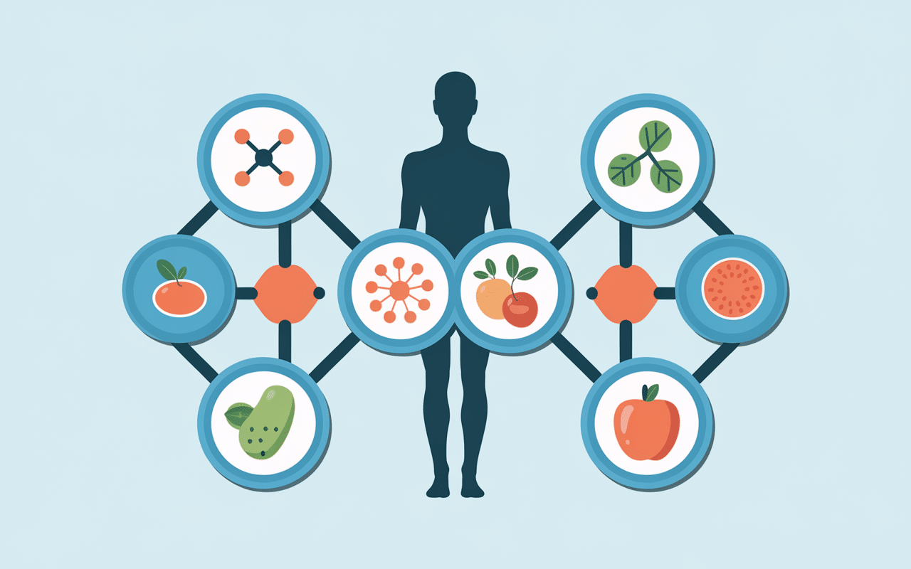 Collagene et prise de poids, diagramme du metabolisme