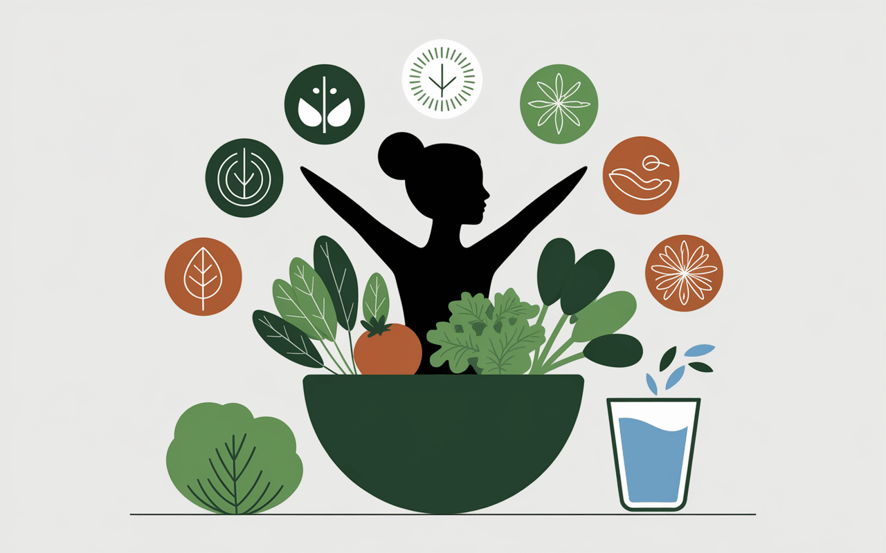 douleur psoas et intestin, étirement, légumes et bien-être