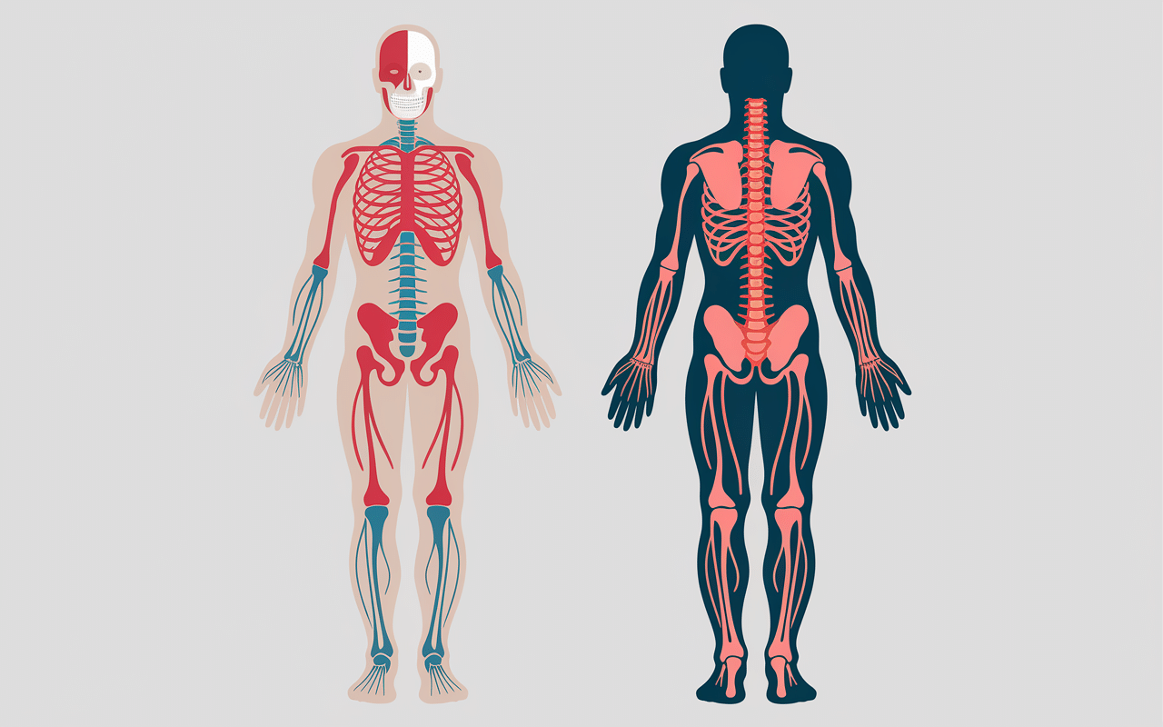 diagramme douleurs cruralgiques versus sciatique