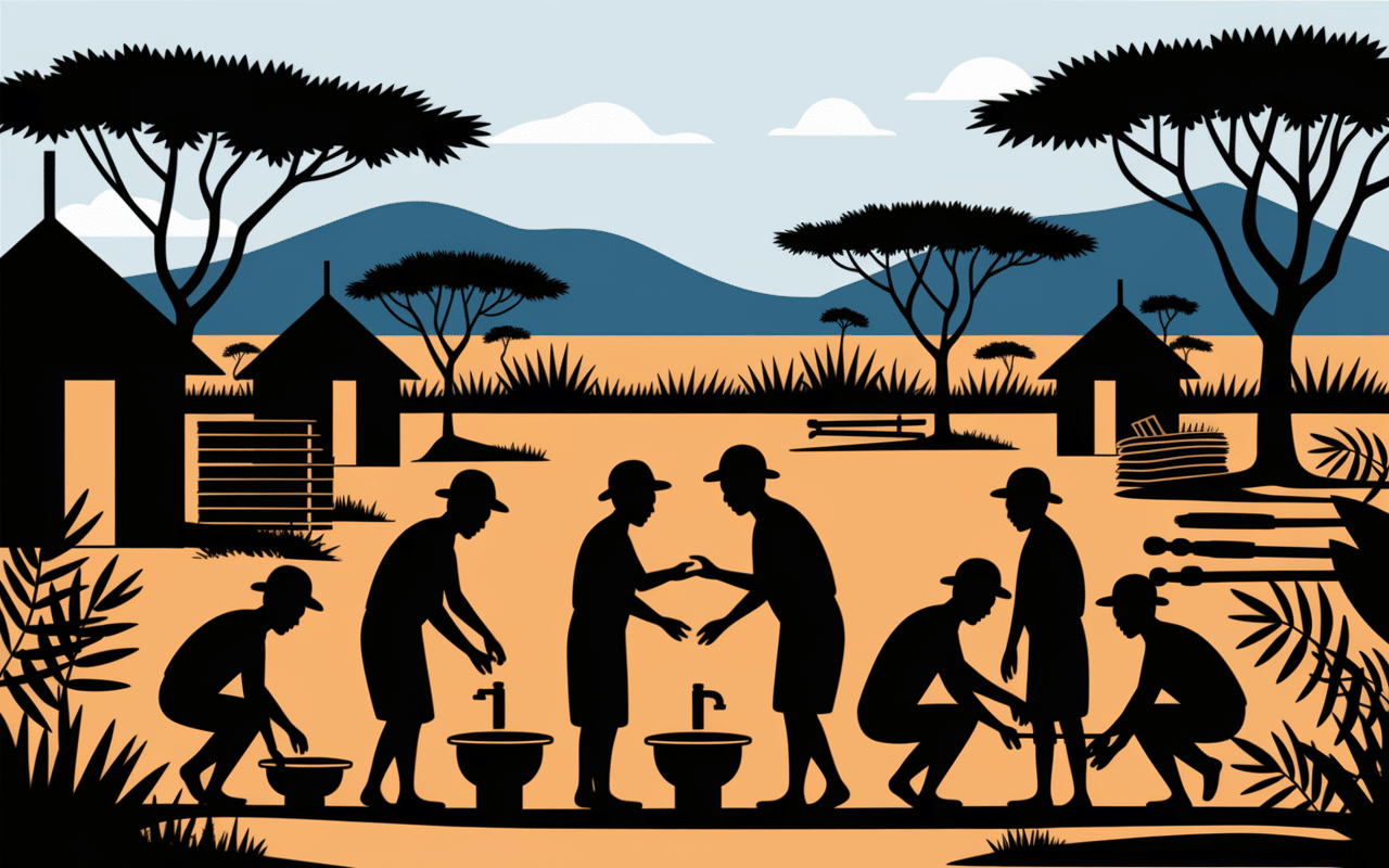 global sanitation fund construction sanitaires village