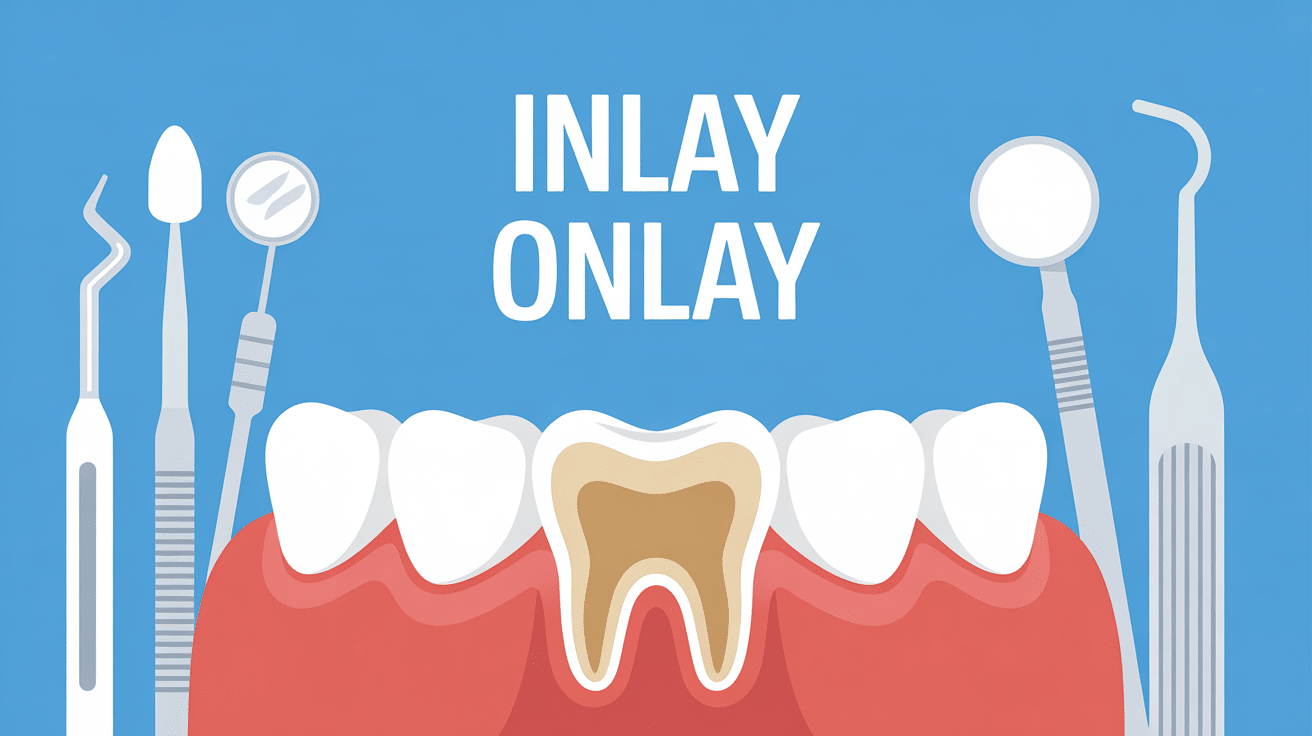 inlay onlay coupe restauration dentaire