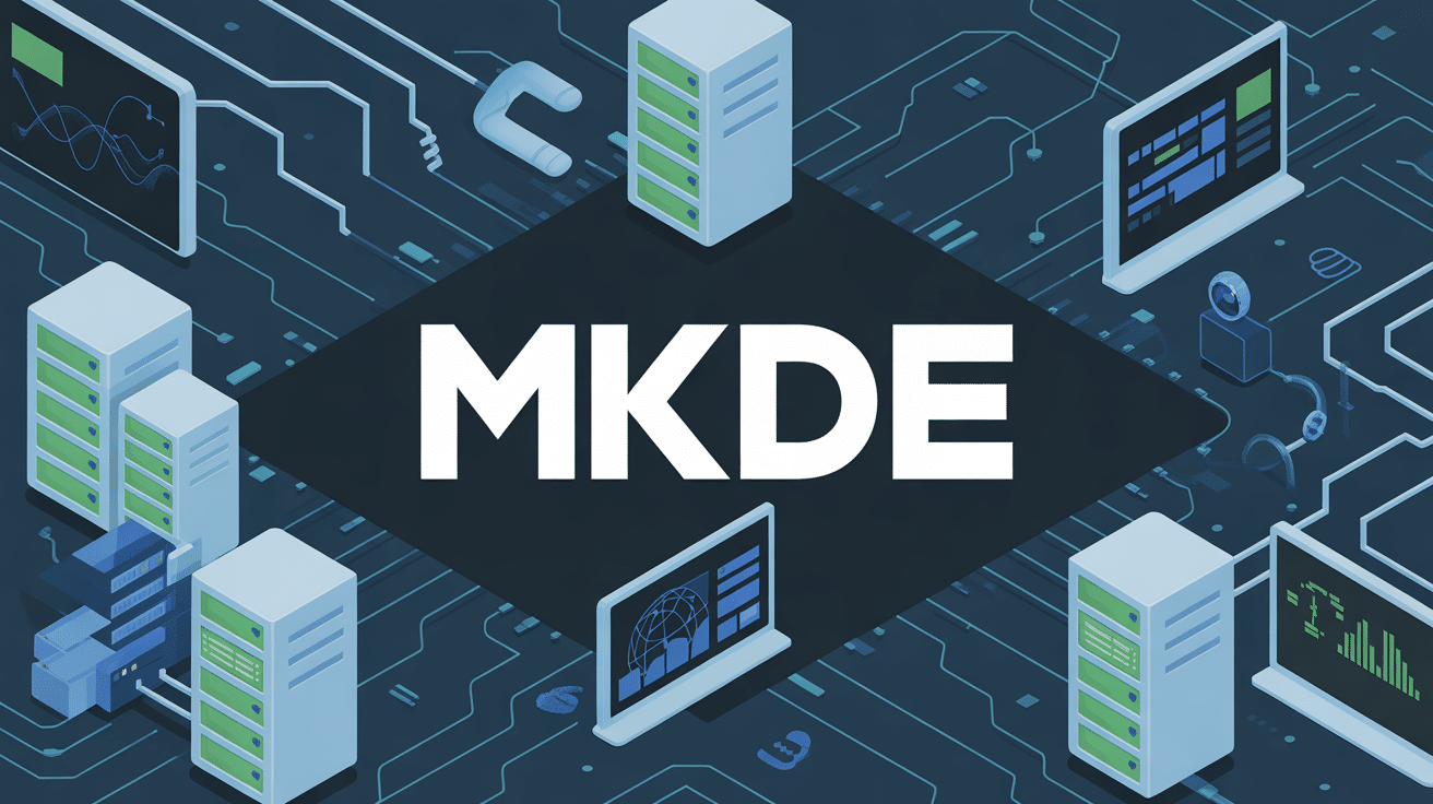 illustration mkde circuits serveurs écrans réseau