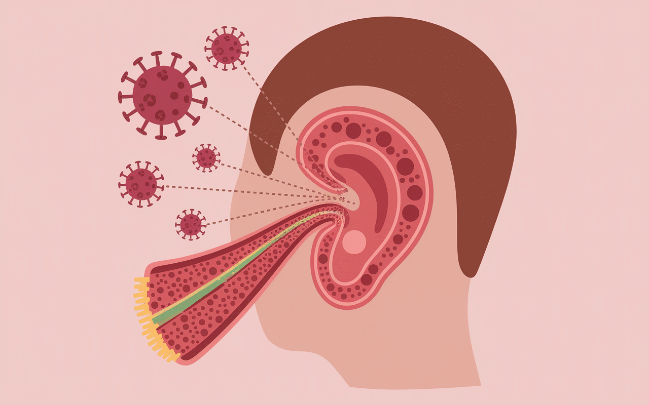 Sensation oreille bouchée mais pas de bouchon schéma trompe d'eustache