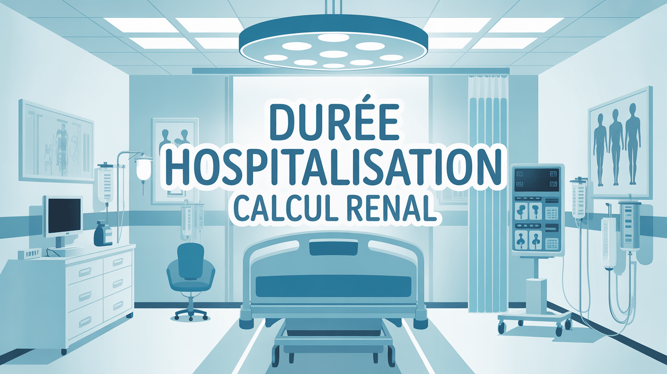 Illustration hospitalisation calcul rénal durée hospitalisation