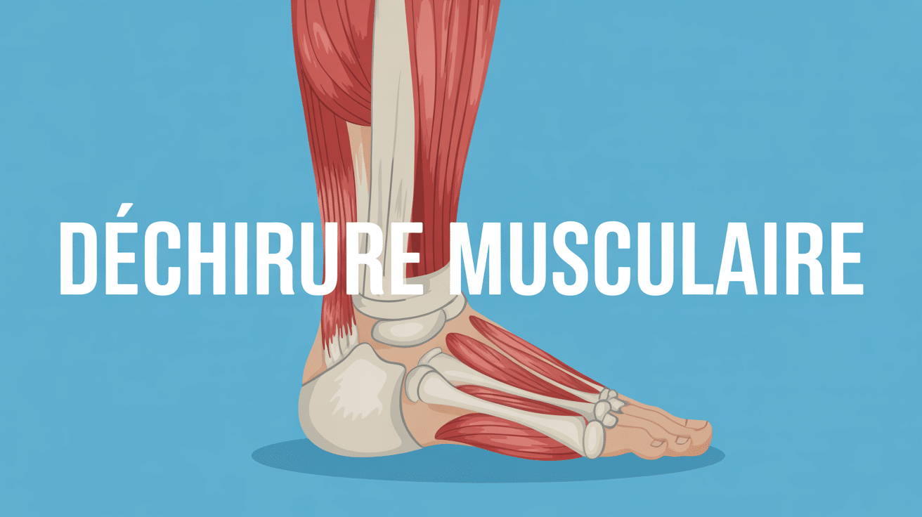 Déchirure musculaire temps de guérison, fibres musculaires déchirées jambe