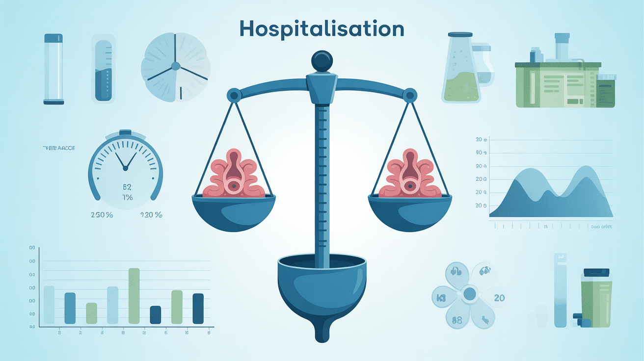 Facteurs influant calcul rénal durée hospitalisation