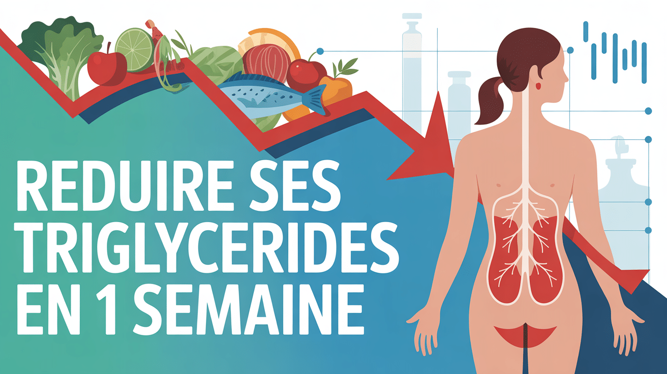 Silhouette humaine artères aliments sains faire baisser triglycerides en une semaine