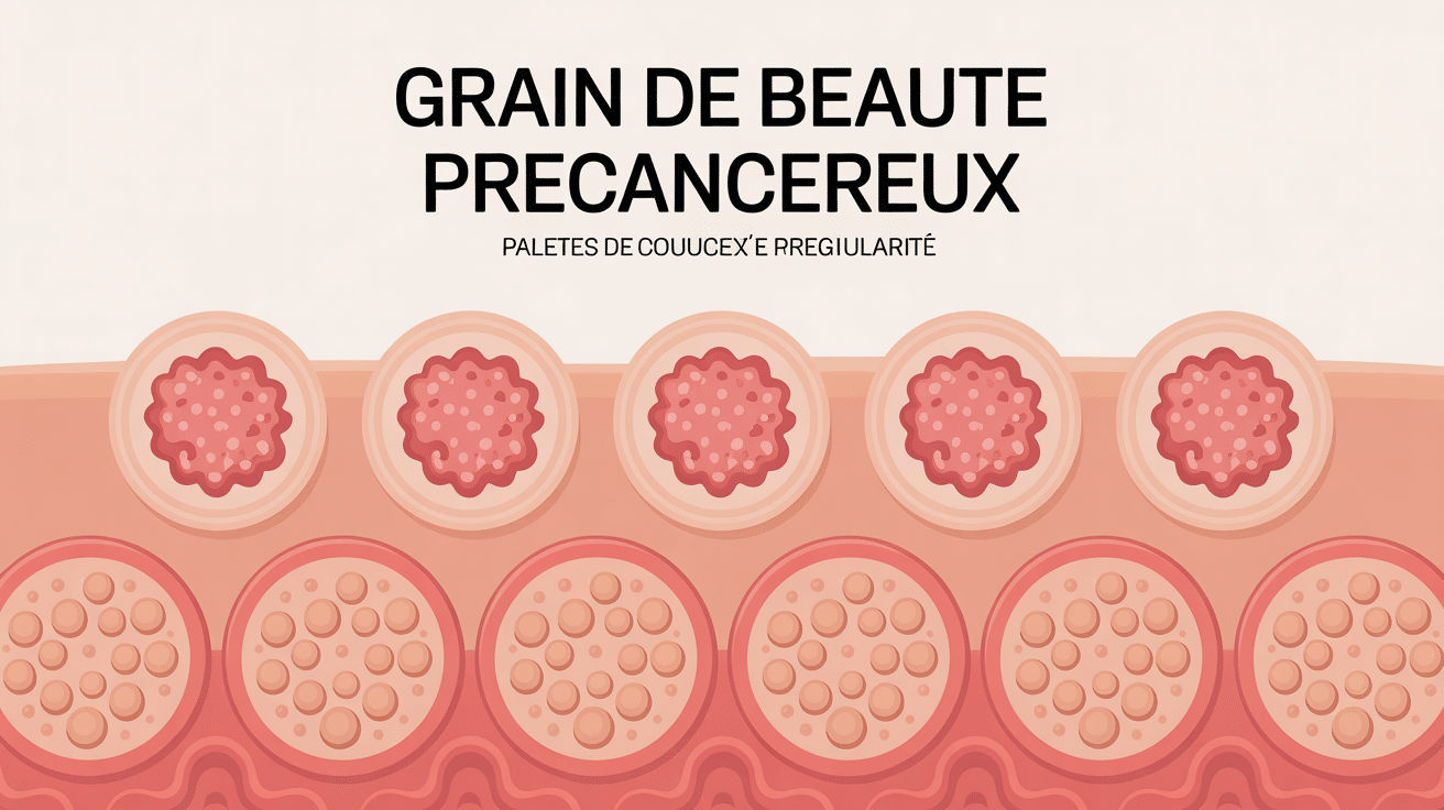 Grain de beaute precancereux visuel explicatif
