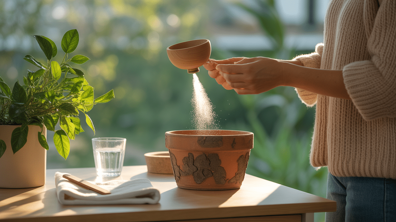 Application baume du tigre blanc sur tempe au quotidien
