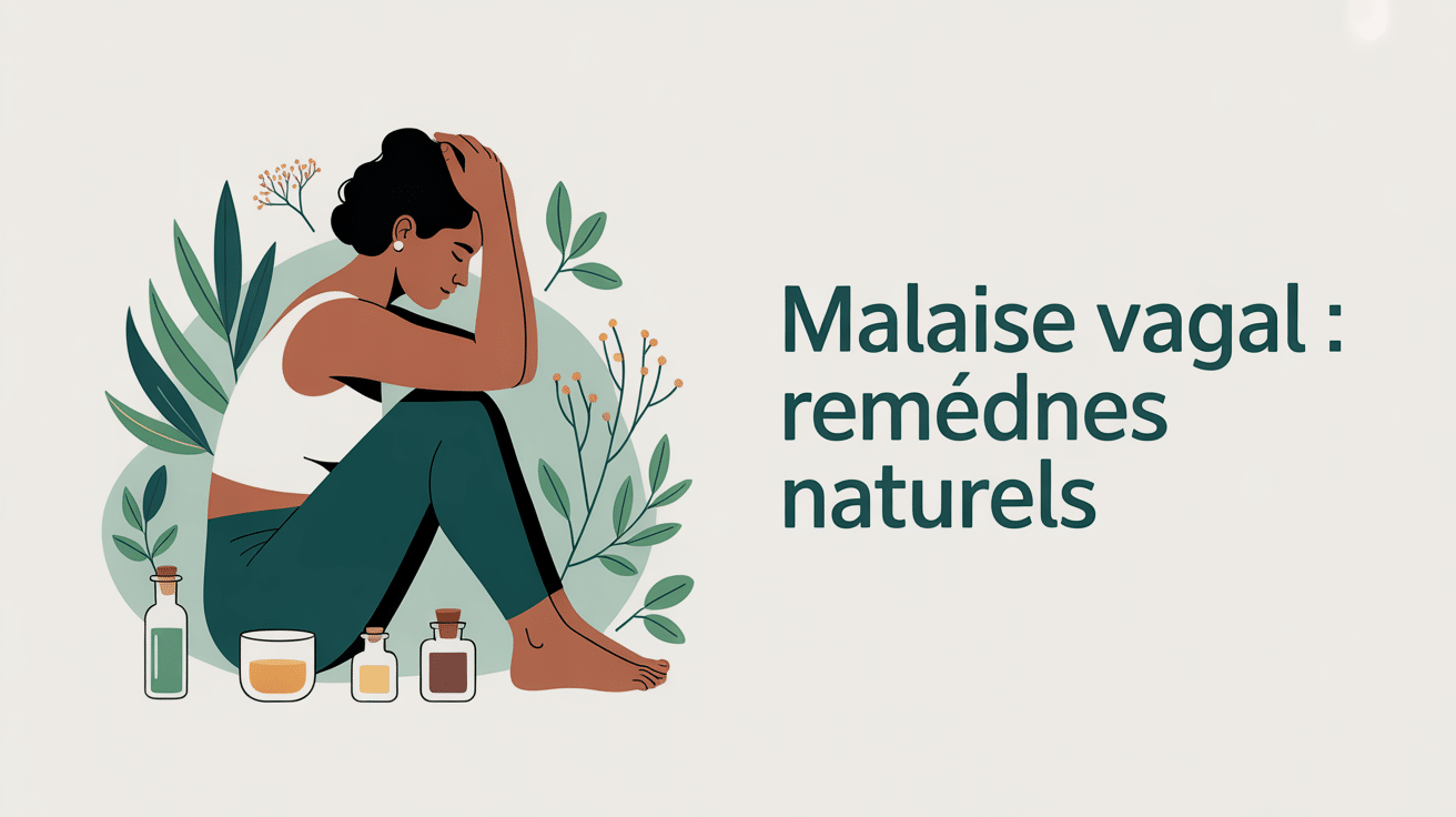 Illustration malaise vagal remède de grand-mère éléments naturels