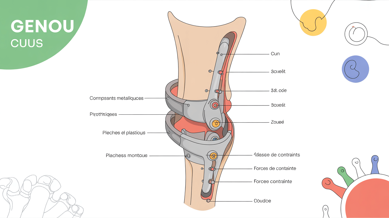 Mouvement interdit prothèse de genou anatomie