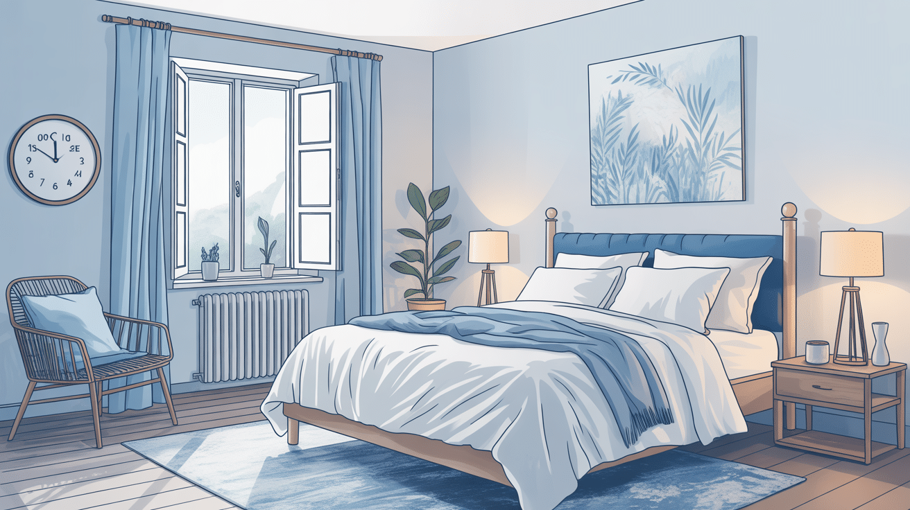 Chambre idéale solutions contre la transpiration excessive la nuit