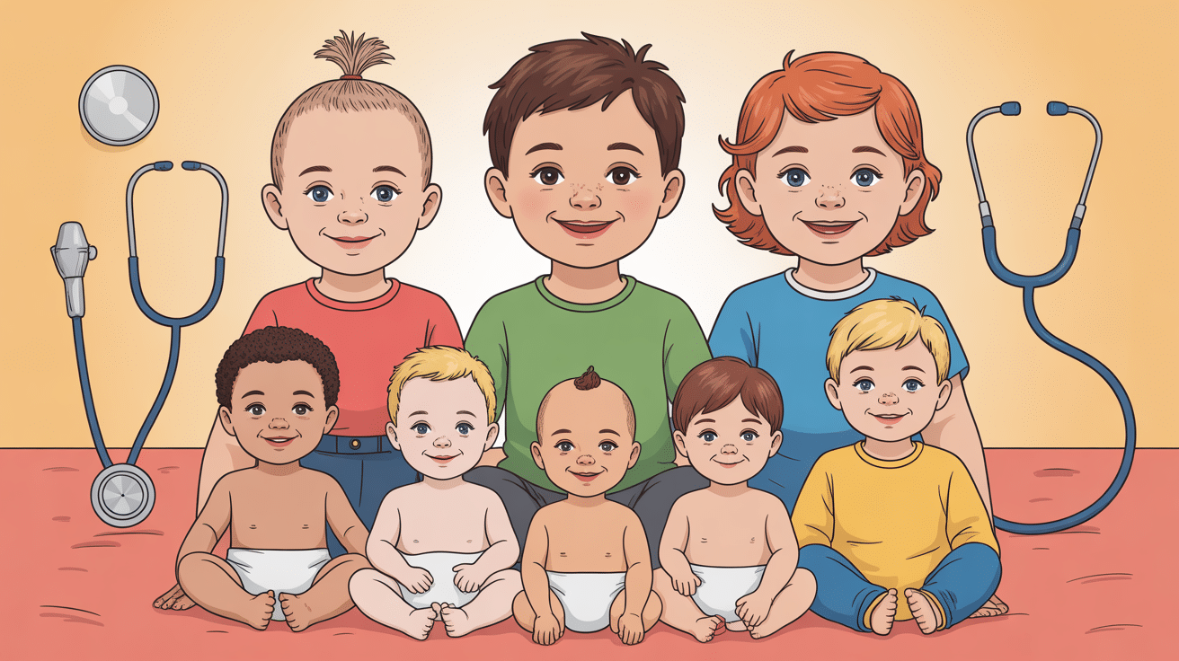 illustration bec de lievre bébé chirurgie réparatrice