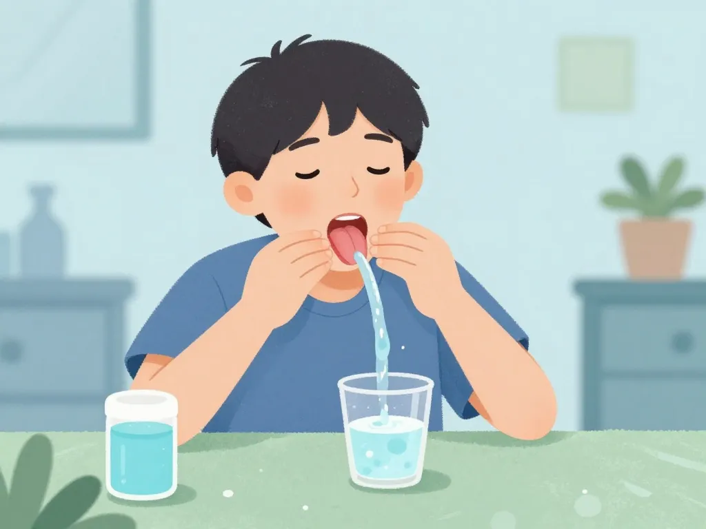 soins et gestes bouton sur la langue maison