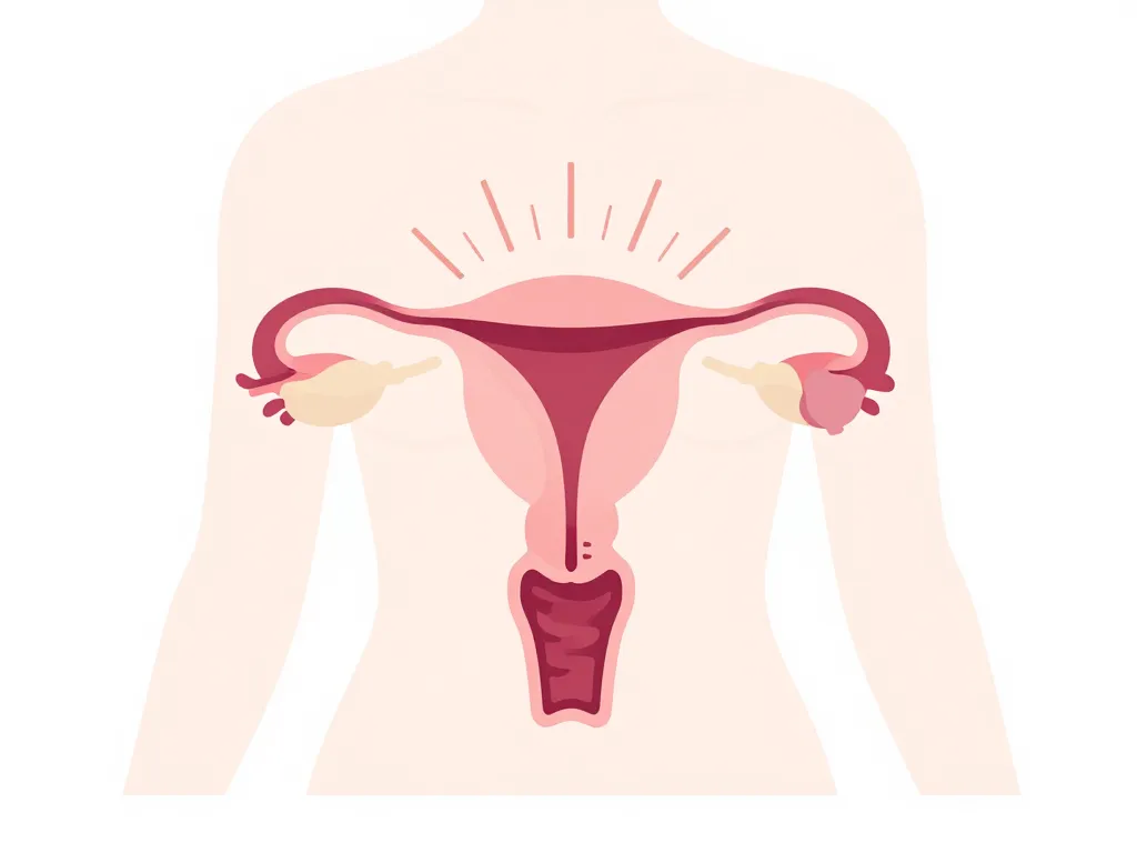 schéma des premiers signes du cancer de l'ovaire