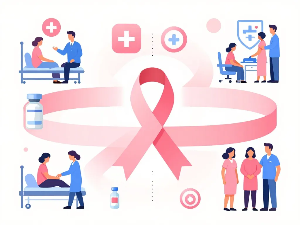 illustration du parcours de soins cancer de l'ovaire