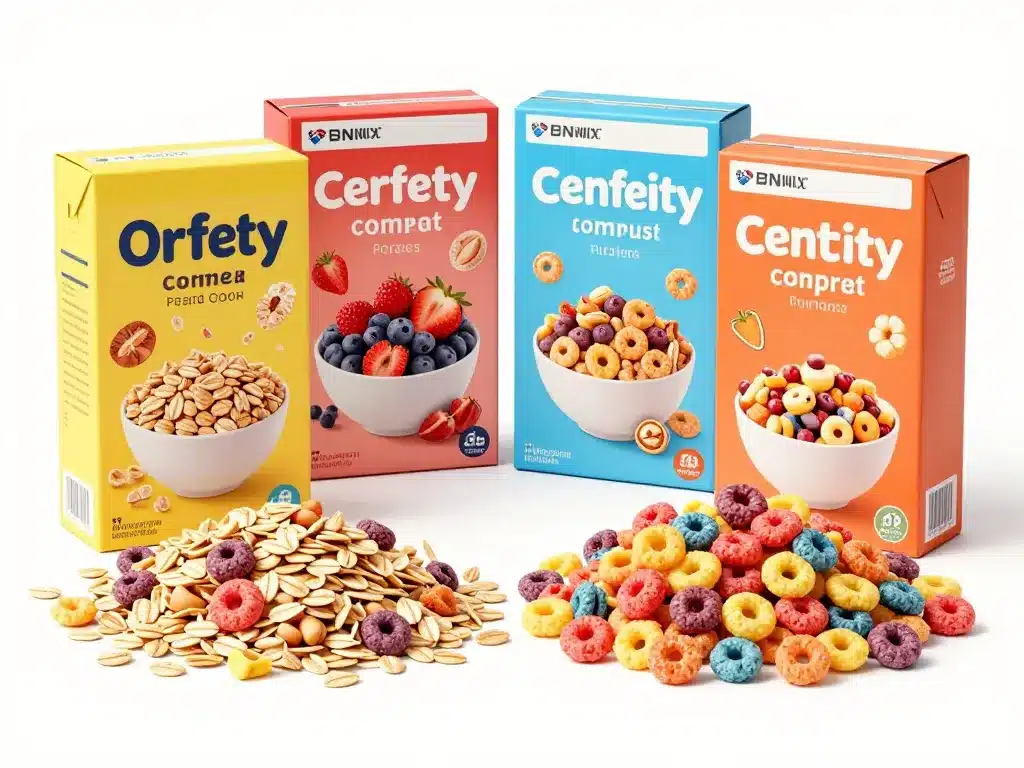 comparatif céréales petit-déjeuner naturelles et industrielles