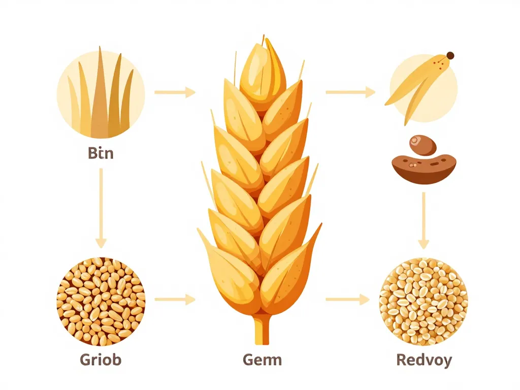 diagramme céréales anatomie et nutriments