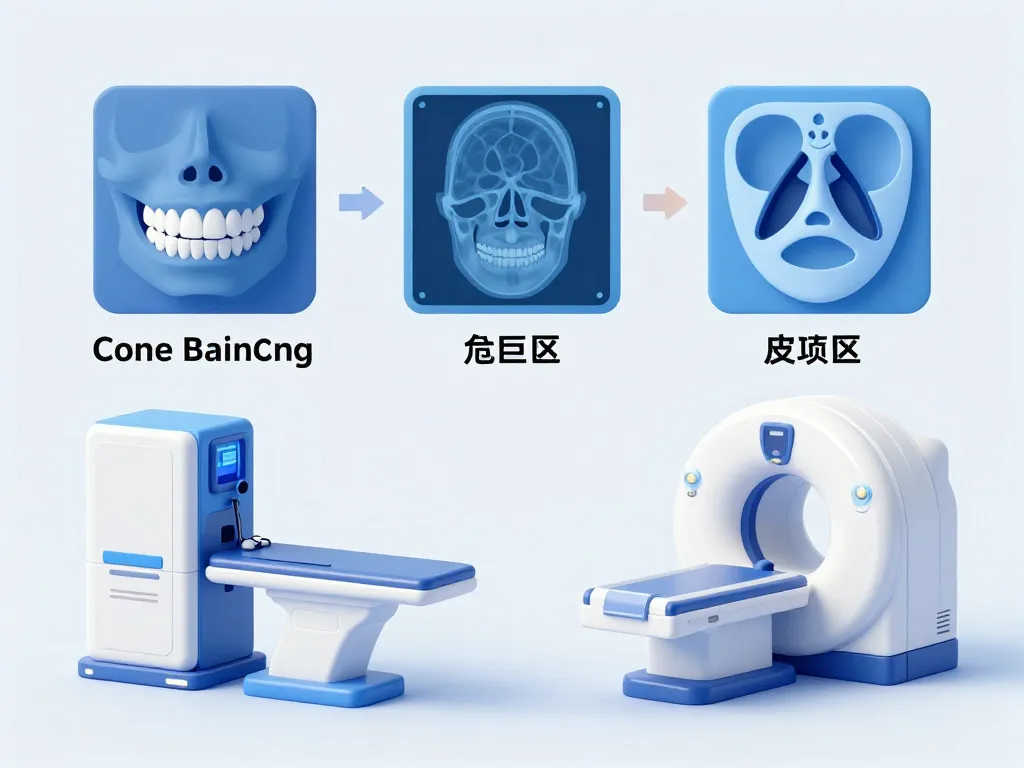 diagramme cone beam scanner panoramique dentaire