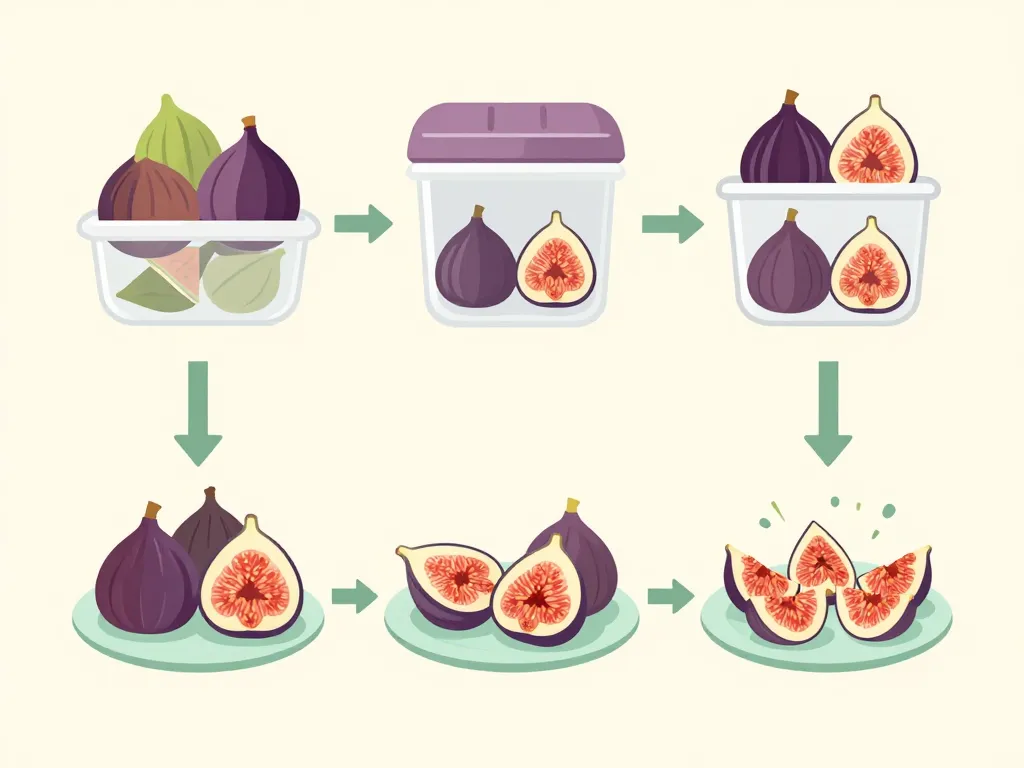 figues stockage et préparation en cuisine