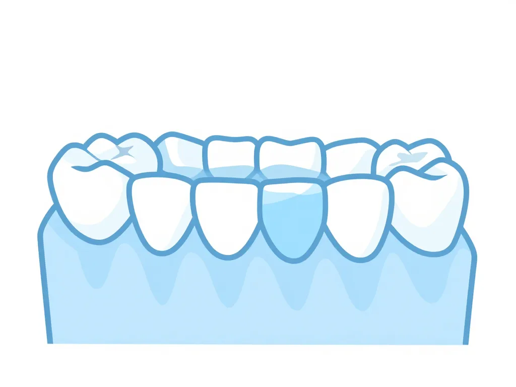 diagramme incisive anatomie structure bouche