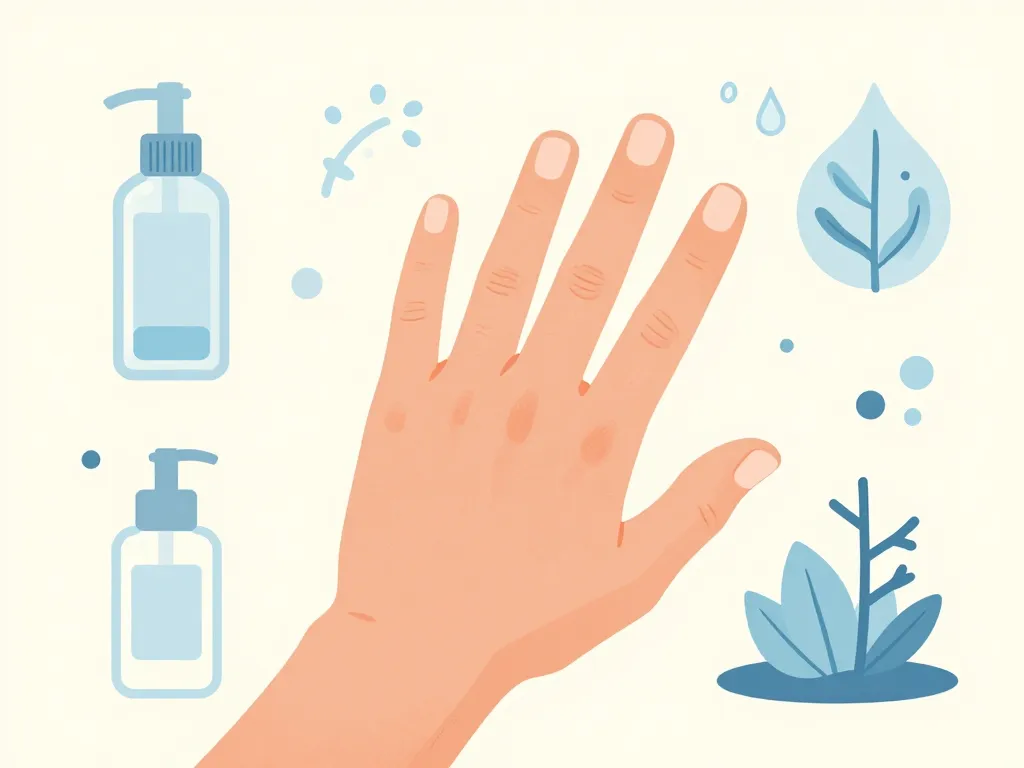 main gauche qui gratte peau irritée et facteurs de risque