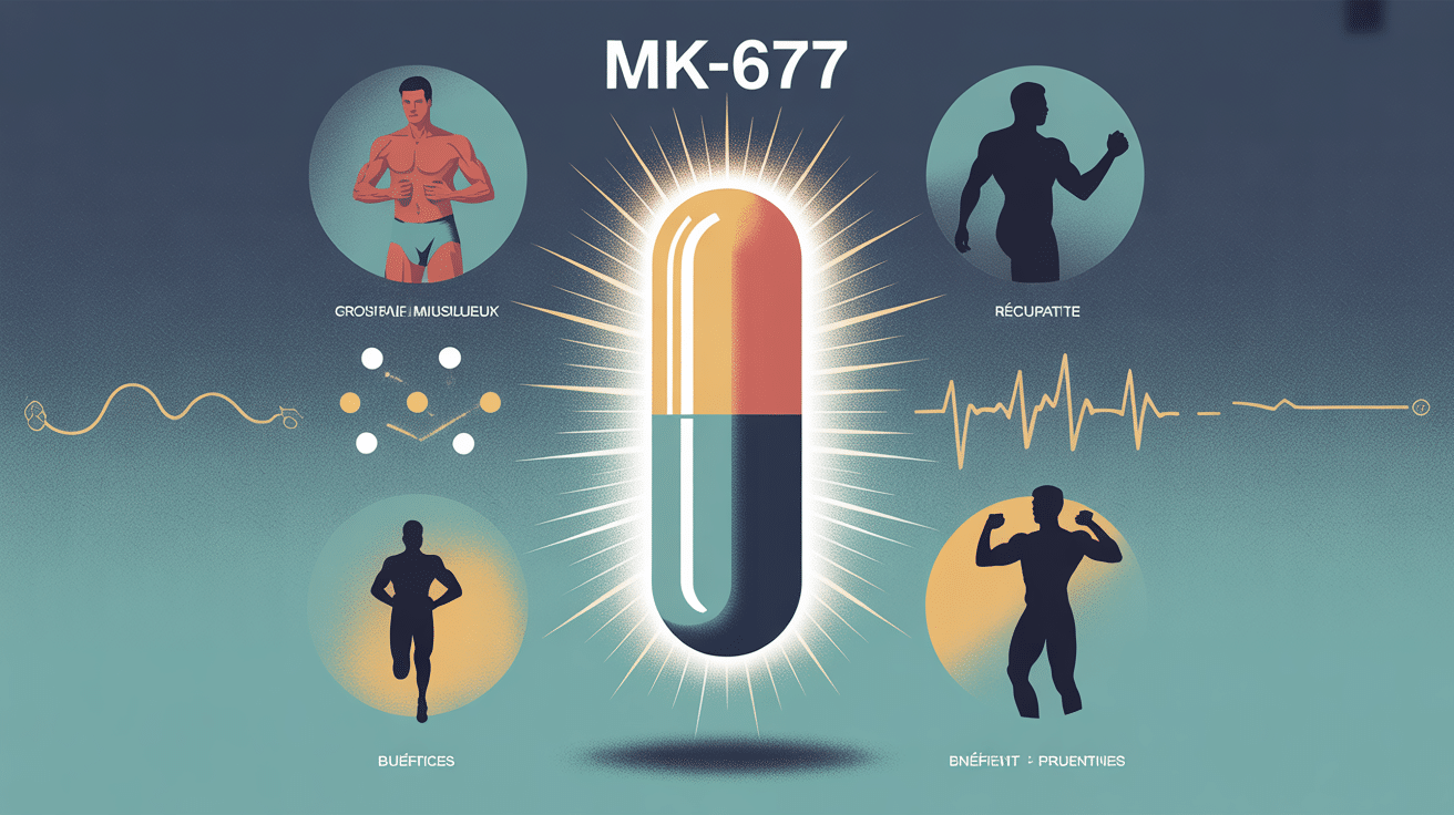 illustration mk677 pilule et bénéfices risques