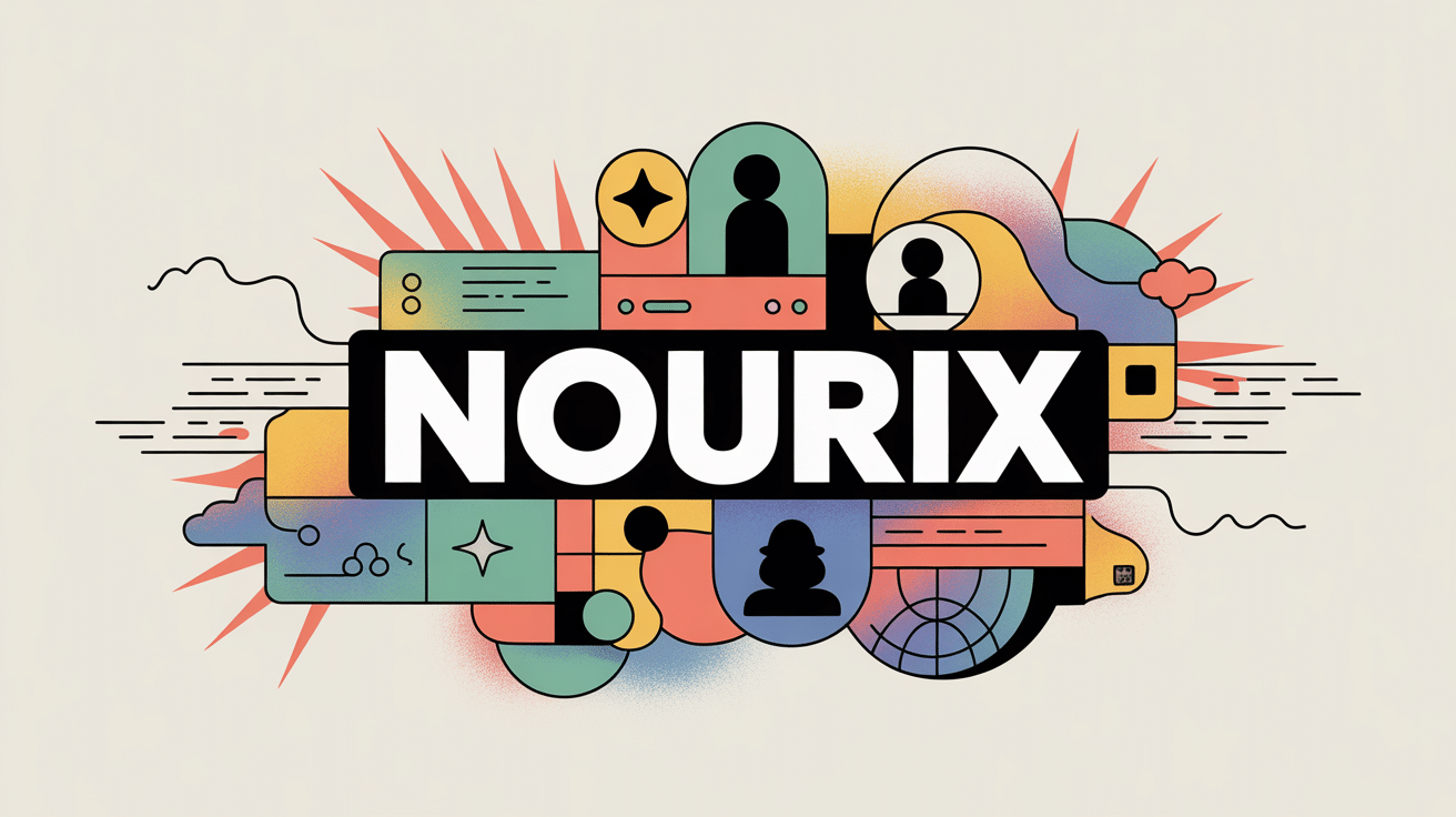 illustration nourix réseau social innovant