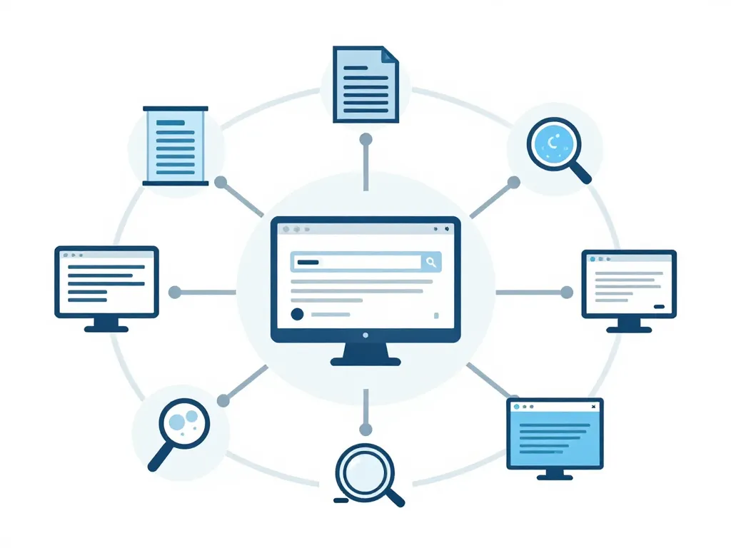 concept diagramme recherche d'une personne décédée outils et plateformes digitales