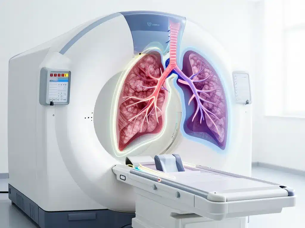 tdm thoracique coupe scanner poumons et médiastin