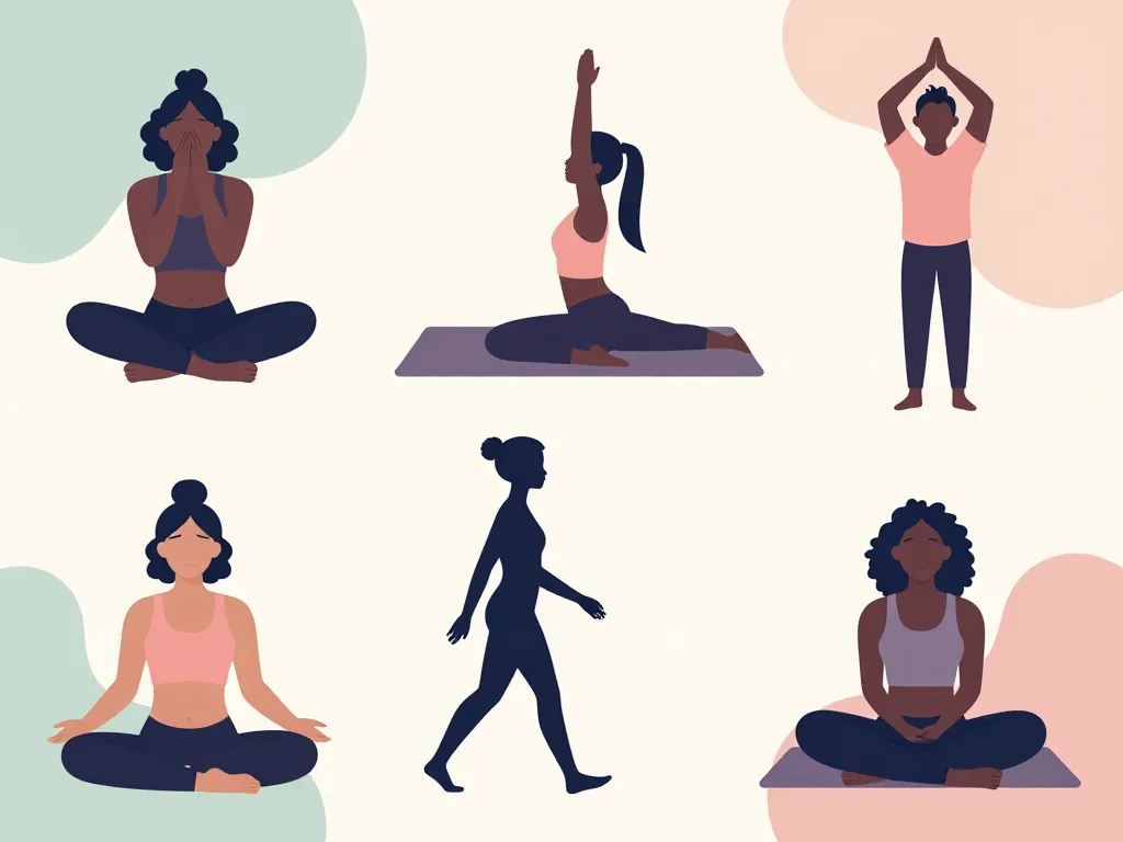 Personnes pratiquant techniques anti stress naturel