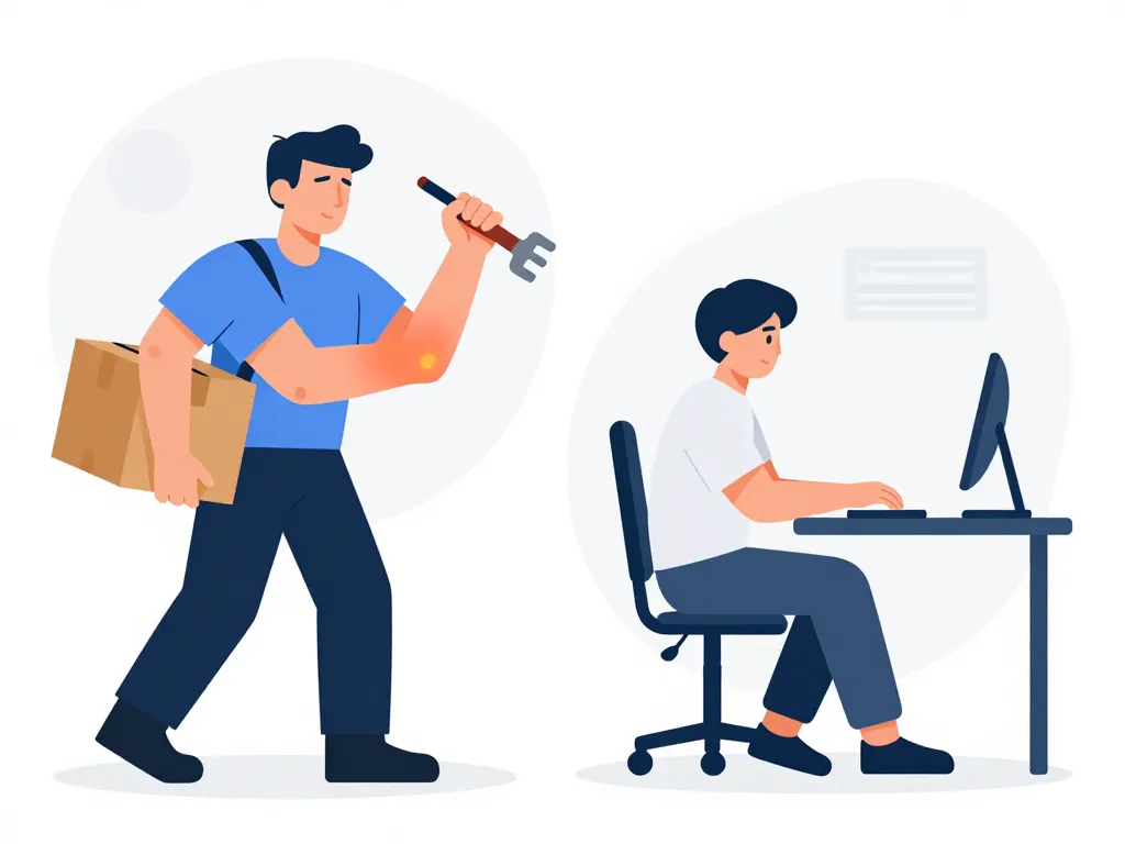 Combien d'arrêt de travail pour une épicondylite selon métier