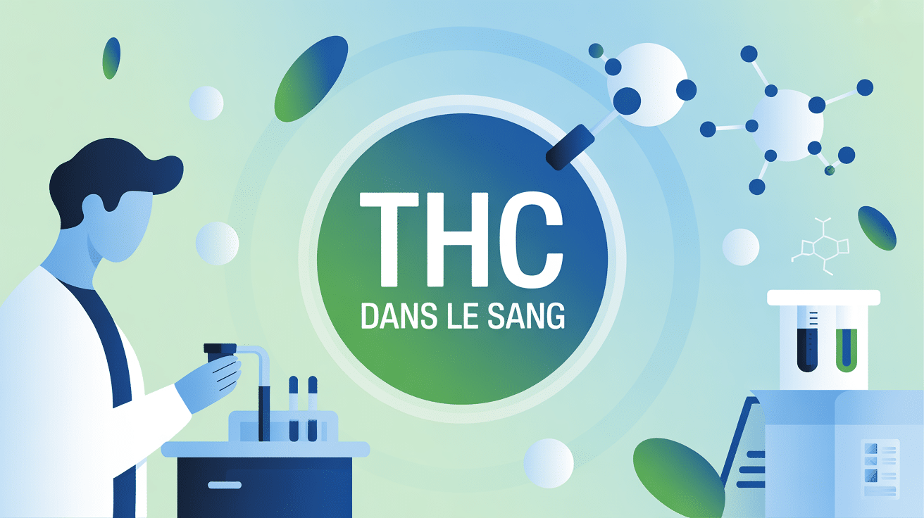 illustration thc dans le sang test détection