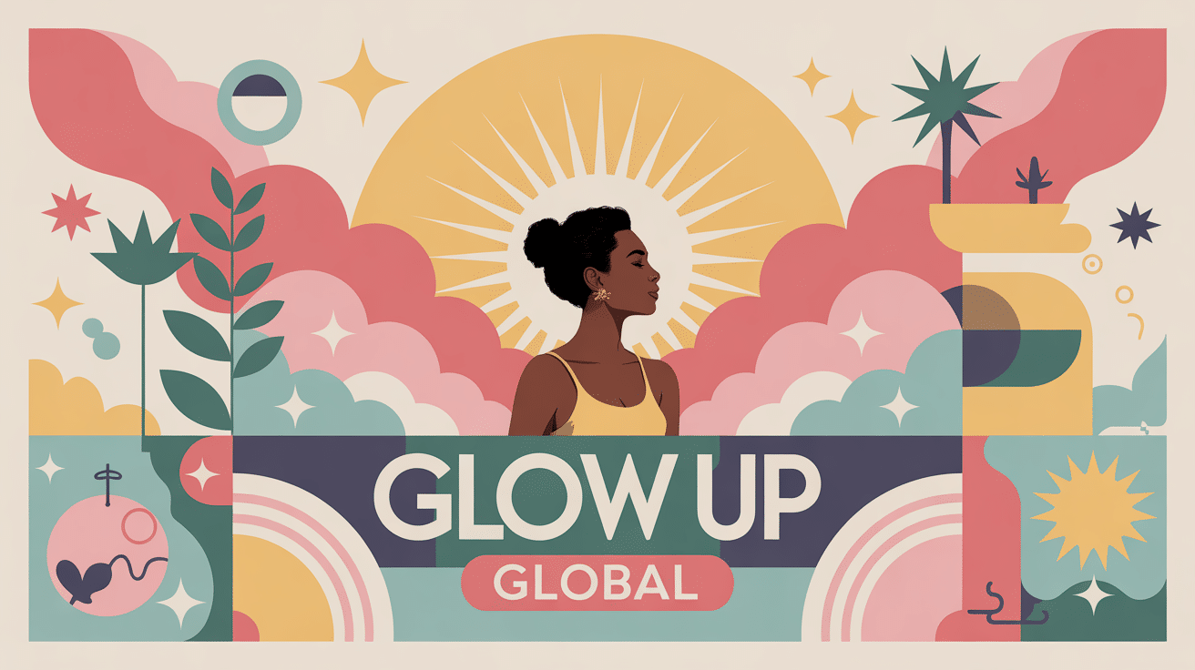 illustration comment glow up bien-être confiance